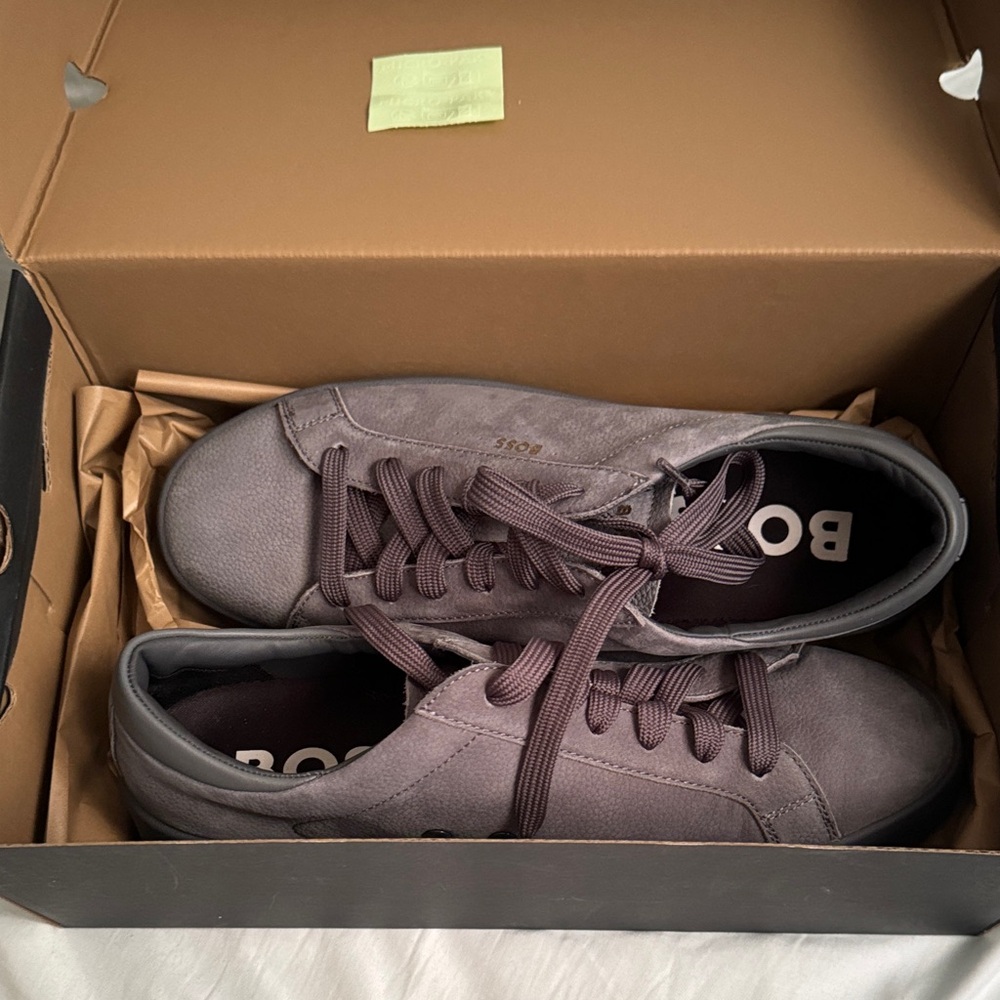 Boss Men's Charcoal Sneakers